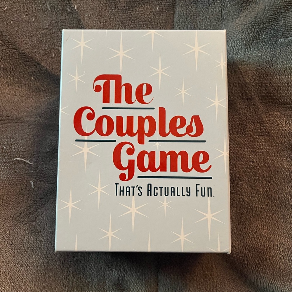 The Couples Game - Light Blue and Red Party Card Game